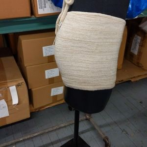 kd Dance soft knit yoga shorts in Oatmeal color